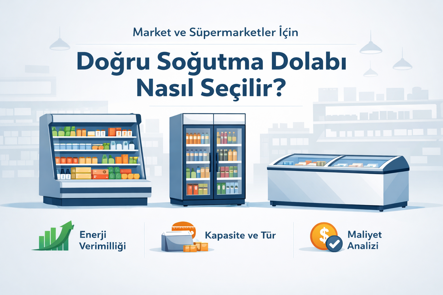 Market ve Süpermarketler İçin Doğru Soğutma Dolabı Nasıl Seçilir?